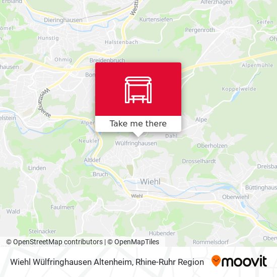 Wiehl Wülfringhausen Altenheim map