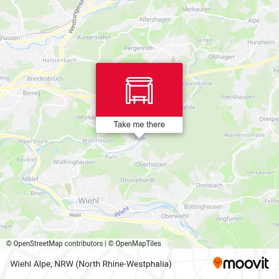 Wiehl Alpe map