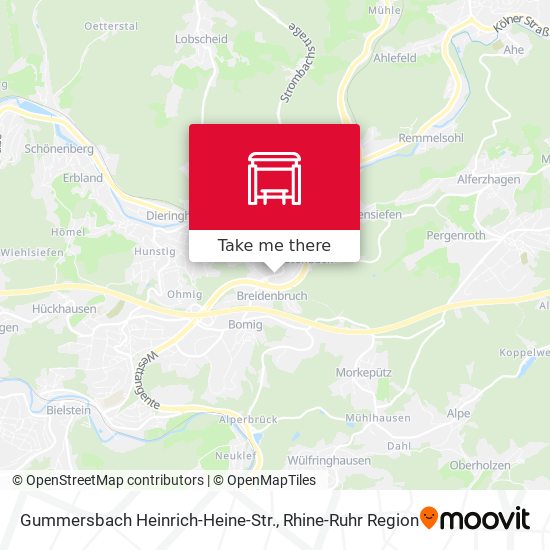 Gummersbach Heinrich-Heine-Str. map