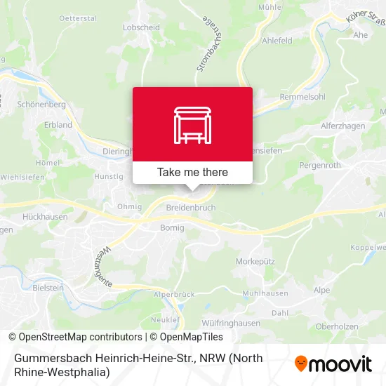 Карта Gummersbach Heinrich-Heine-Str.