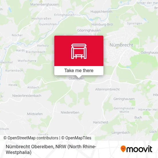 Nümbrecht Oberelben map