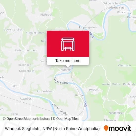 Карта Windeck Siegtalstr.