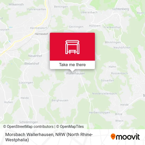 Morsbach Wallerhausen map