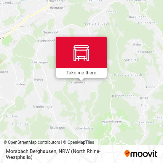 Morsbach Berghausen map