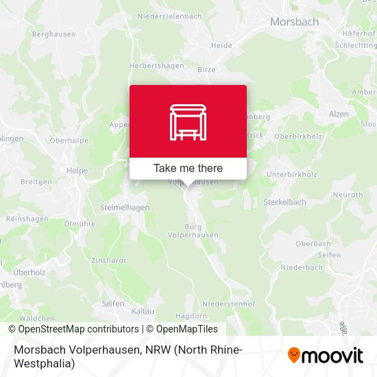 Карта Morsbach Volperhausen