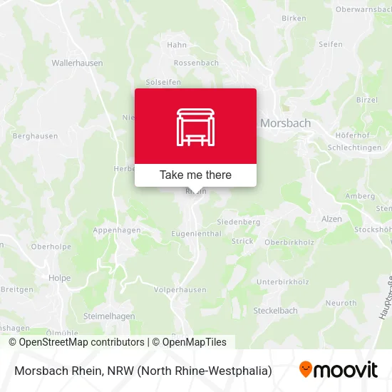 Карта Morsbach Rhein