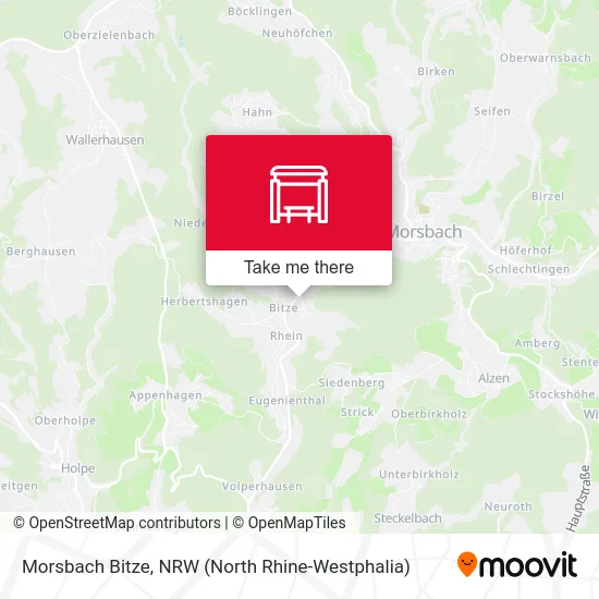 Карта Morsbach Bitze