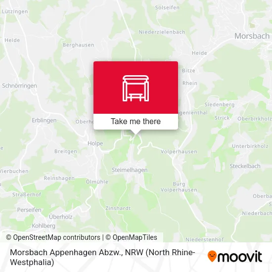 Карта Morsbach Appenhagen Abzw.