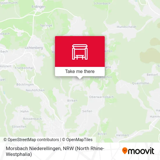 Карта Morsbach Niederellingen