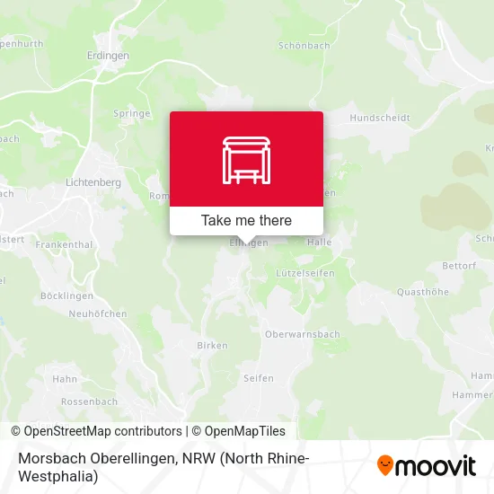 Карта Morsbach Oberellingen