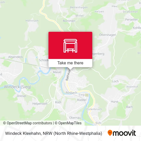 Карта Windeck Kleehahn