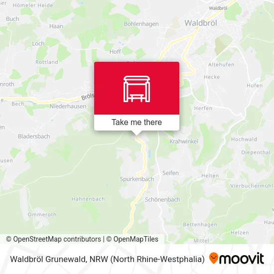 Карта Waldbröl Grunewald