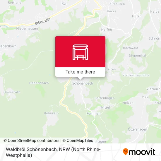 Карта Waldbröl Schönenbach