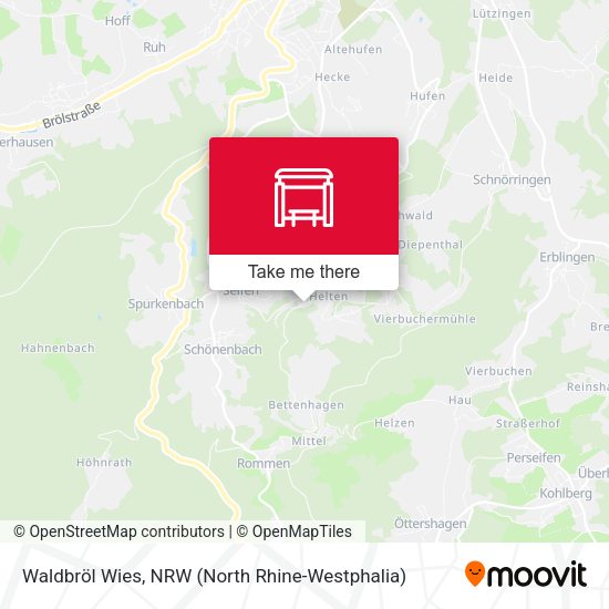 Карта Waldbröl Wies