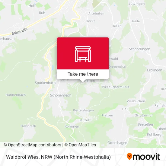 Карта Waldbröl Wies