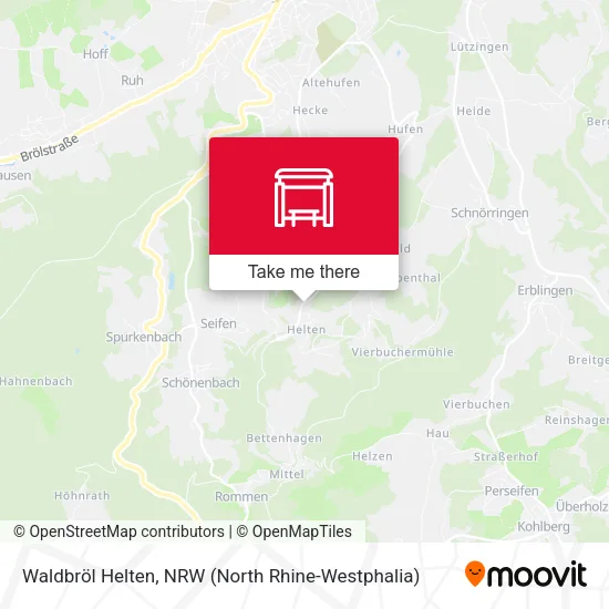 Карта Waldbröl Helten