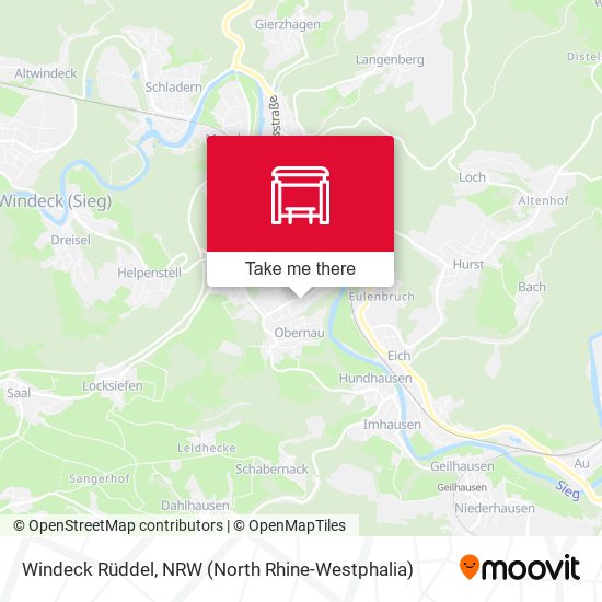 Карта Windeck Rüddel