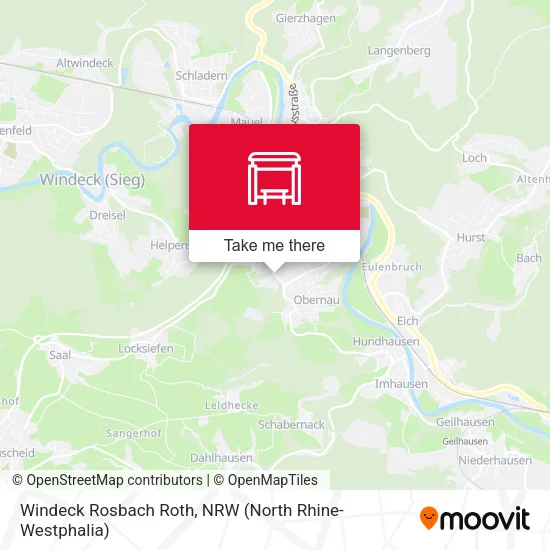 Карта Windeck Rosbach Roth