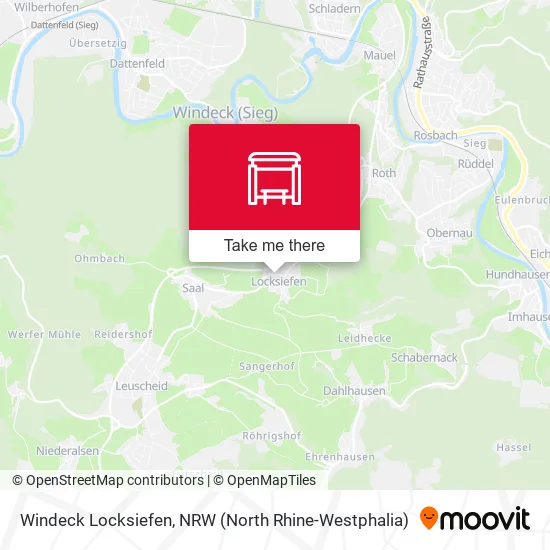 Карта Windeck Locksiefen