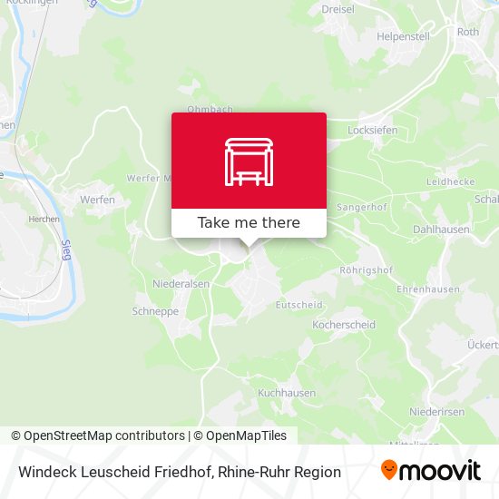 Windeck Leuscheid Friedhof map
