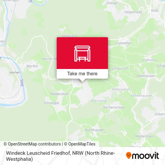 Карта Windeck Leuscheid Friedhof