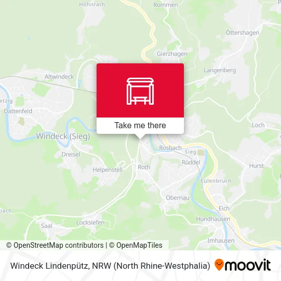 Карта Windeck Lindenpütz