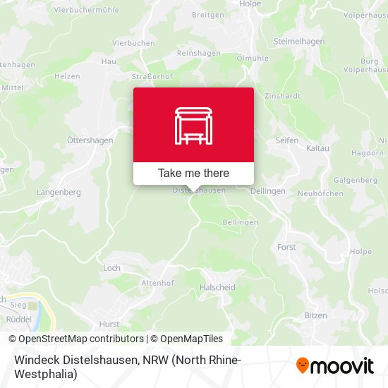 Windeck Distelshausen map