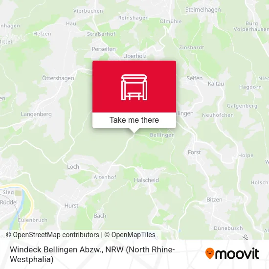 Карта Windeck Bellingen Abzw.