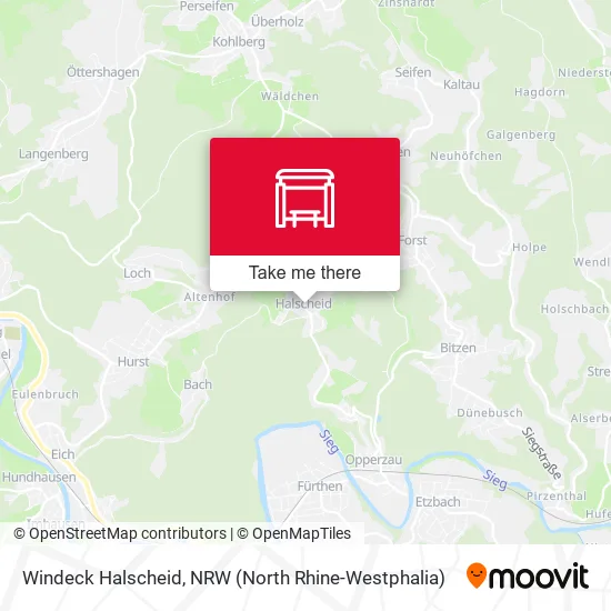 Карта Windeck Halscheid