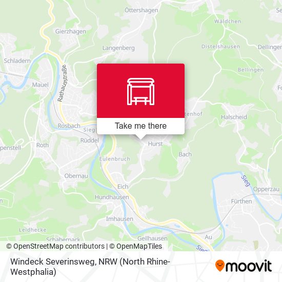 Карта Windeck Severinsweg