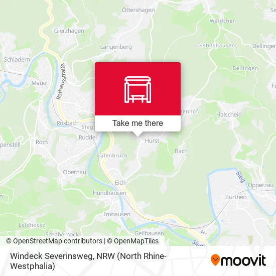 Карта Windeck Severinsweg