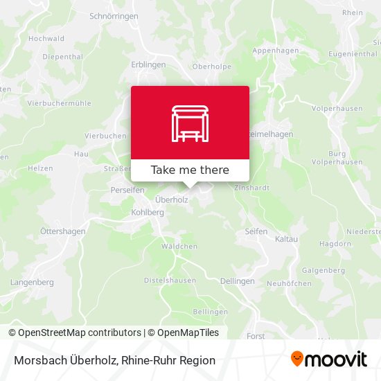 Morsbach Überholz map