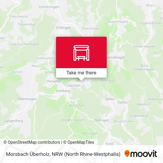 Morsbach Überholz map