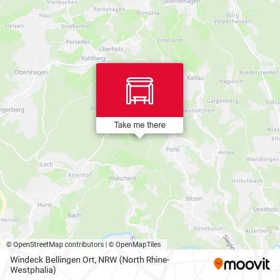 Карта Windeck Bellingen Ort