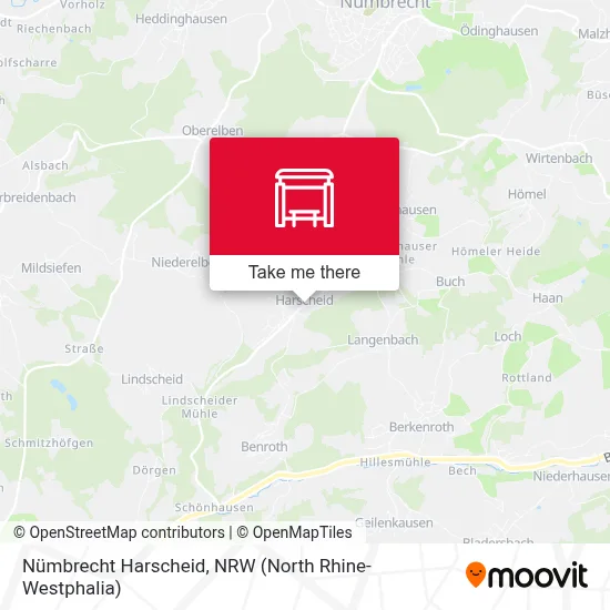 Nümbrecht Harscheid map