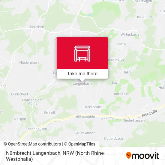 Nümbrecht Langenbach map