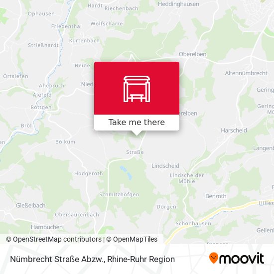 Nümbrecht Straße Abzw. map