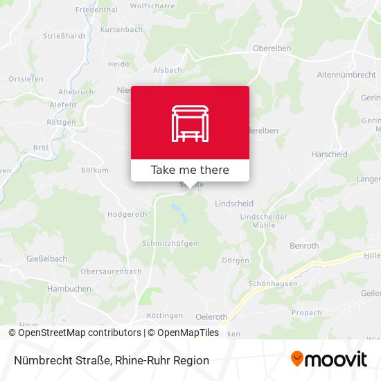 Nümbrecht Straße map