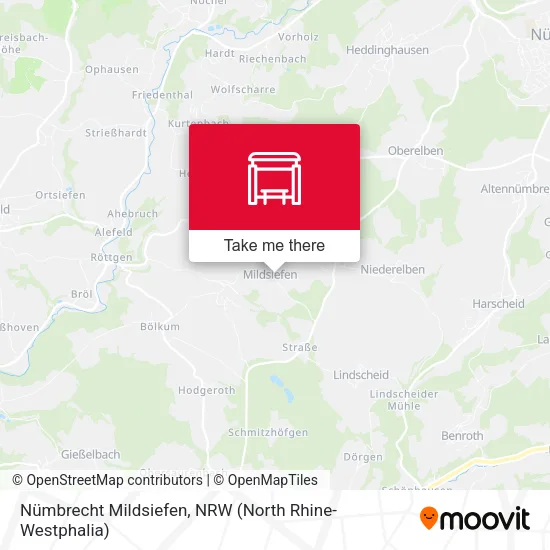 Карта Nümbrecht Mildsiefen
