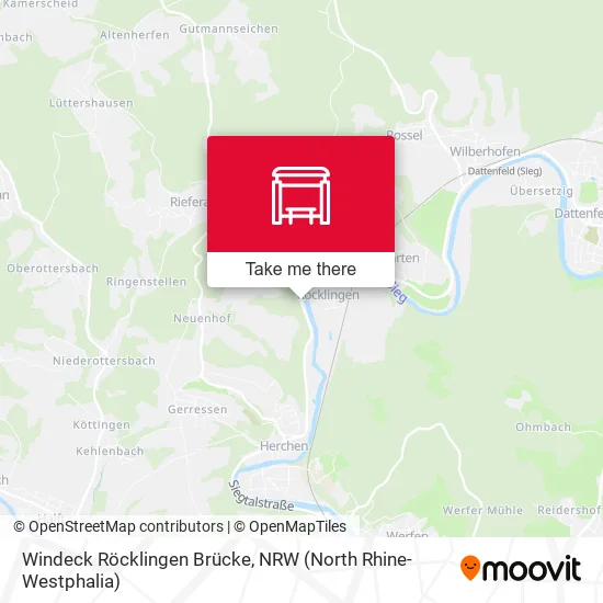 Карта Windeck Röcklingen Brücke