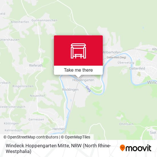 Windeck Hoppengarten Mitte map