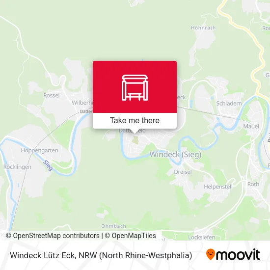 Карта Windeck Lütz Eck