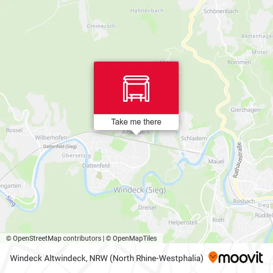 Карта Windeck Altwindeck