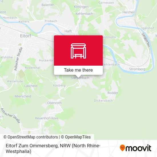 Eitorf Zum Ommersberg map