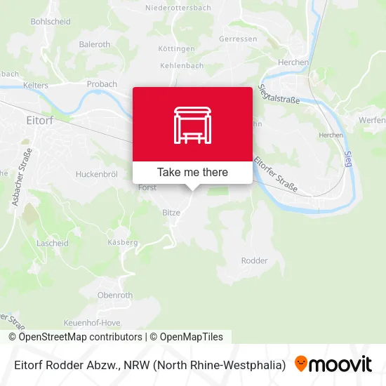 Карта Eitorf Rodder Abzw.
