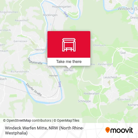 Карта Windeck Werfen Mitte
