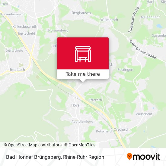 Bad Honnef Brüngsberg map