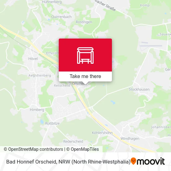 Карта Bad Honnef Orscheid