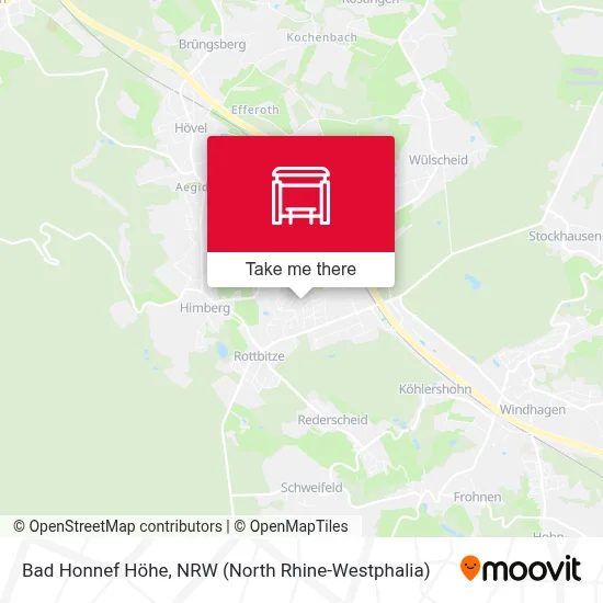 Bad Honnef Höhe map