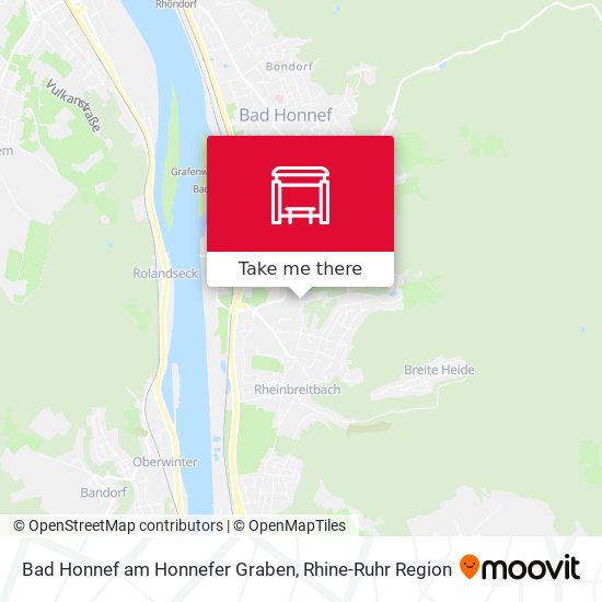 Bad Honnef am Honnefer Graben map